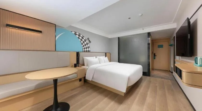 Bed in City Comfort Inn Hengyang Dayang Department Lianhu Plaza