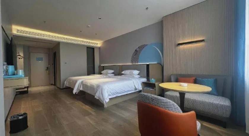 Bed in City Comfort Inn Hengyang Dayang Department Lianhu Plaza