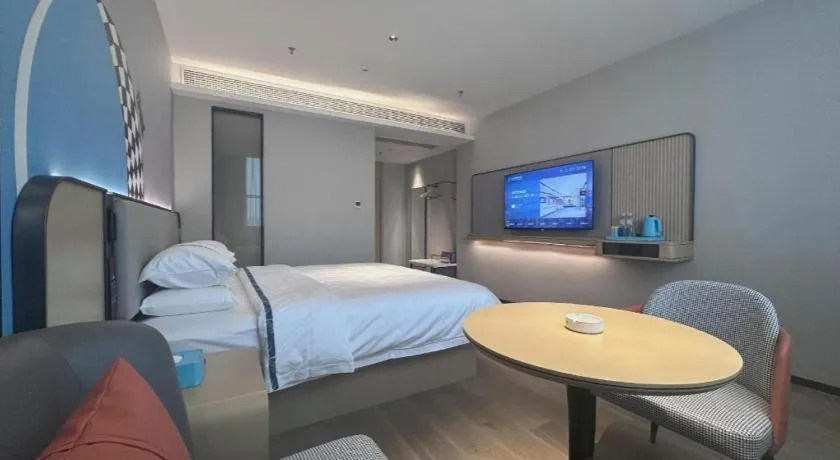 Bed in City Comfort Inn Hengyang Dayang Department Lianhu Plaza