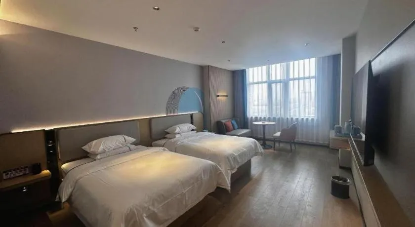 Bed in City Comfort Inn Hengyang Dayang Department Lianhu Plaza