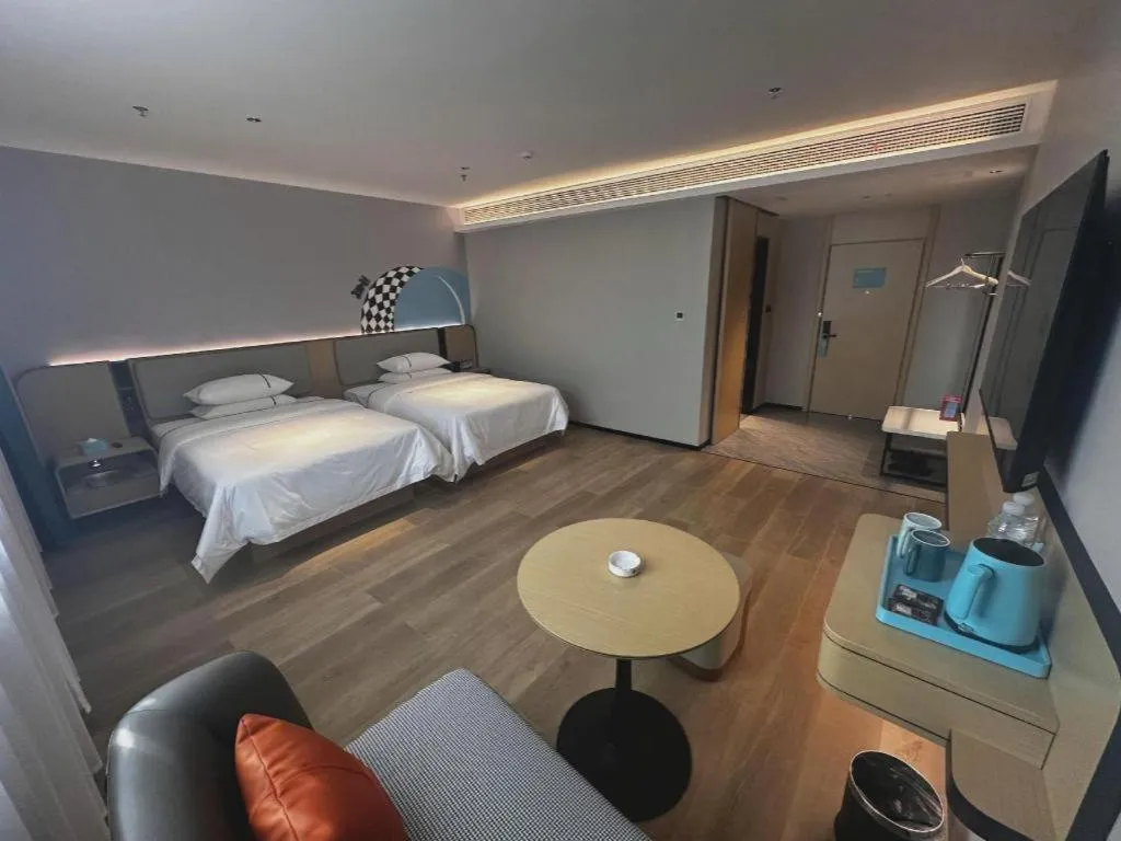 Bed in City Comfort Inn Hengyang Dayang Department Lianhu Plaza