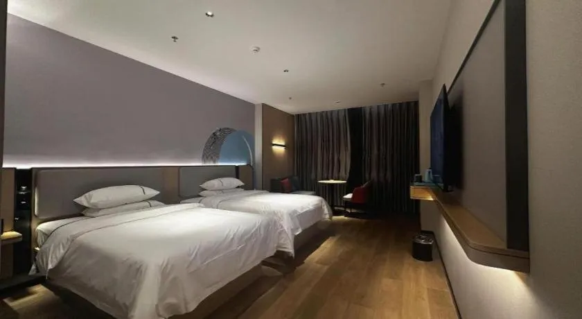 Bed in City Comfort Inn Hengyang Dayang Department Lianhu Plaza