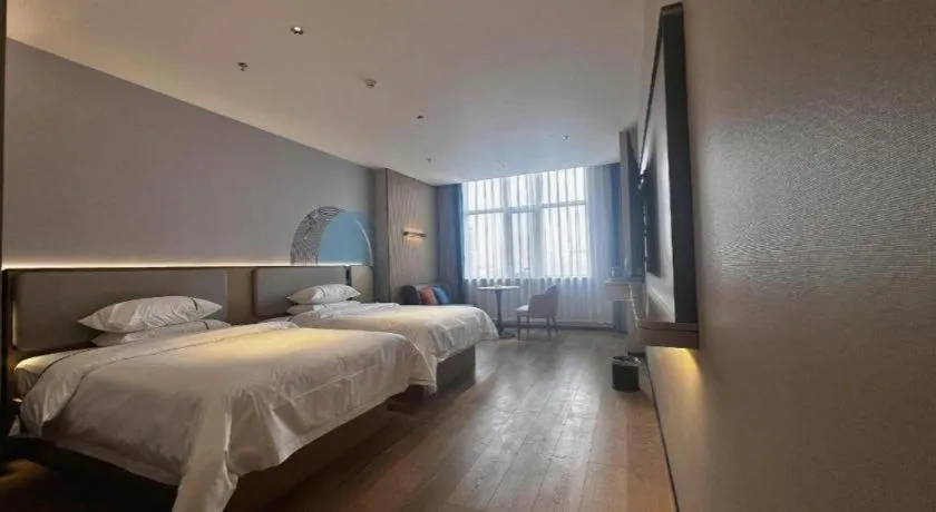 Bed in City Comfort Inn Hengyang Dayang Department Lianhu Plaza