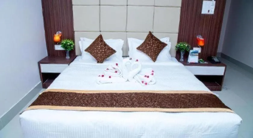 Bed in Hotel Gajur Palace