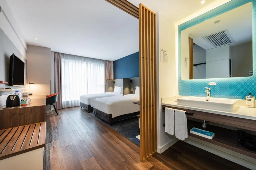 Bed in Holiday Inn Express Guiyang Century City Mall By IHG