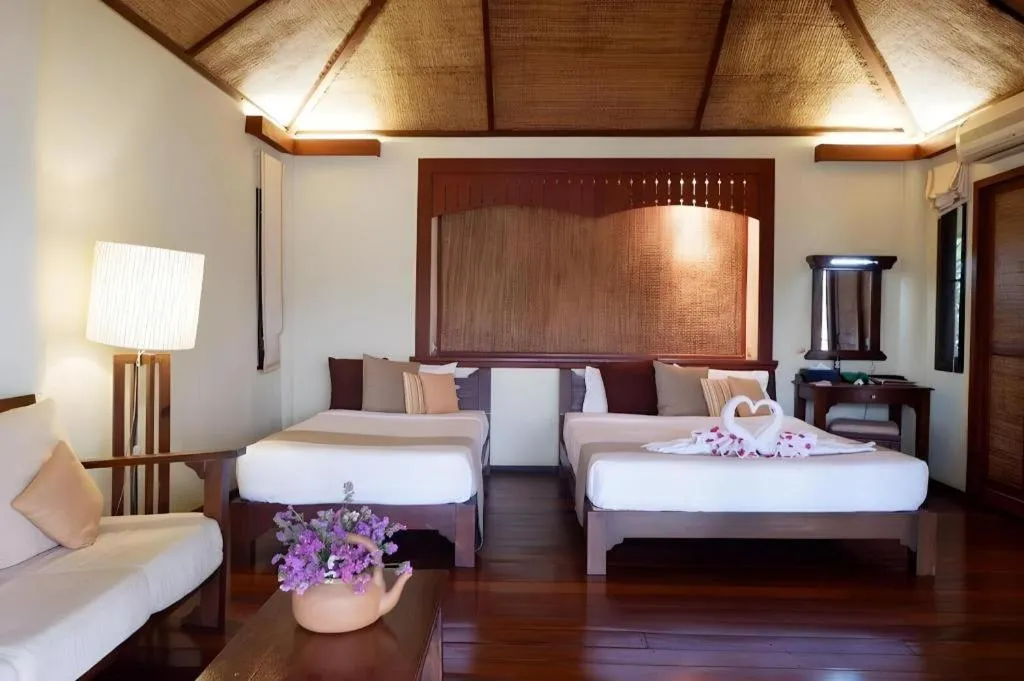 Bed in Pai Hotsprings Spa Resort