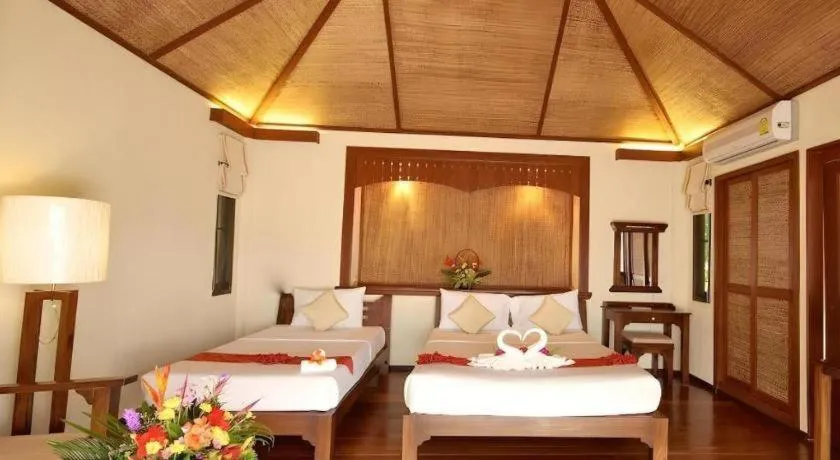 Bed in Pai Hotsprings Spa Resort
