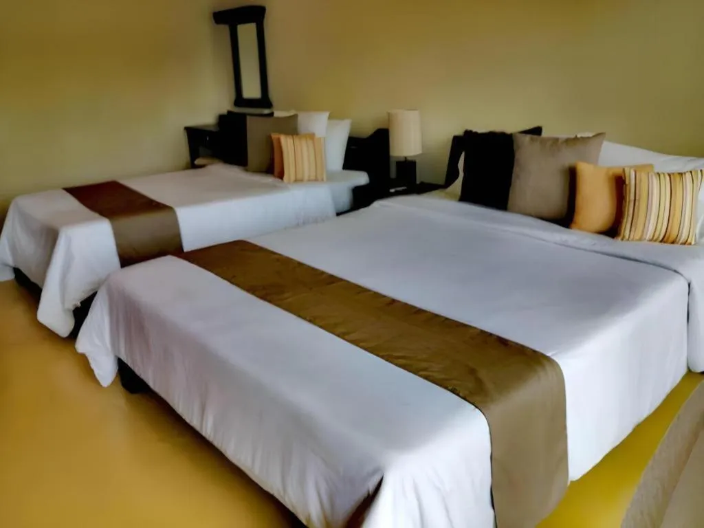 Bed in Pai Hotsprings Spa Resort