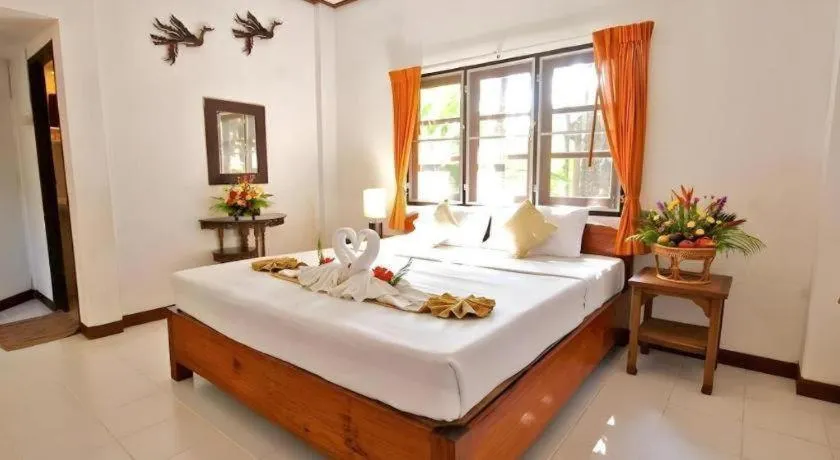 Bed in Pai Hotsprings Spa Resort