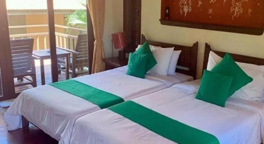 Bed in Pai Hotsprings Spa Resort