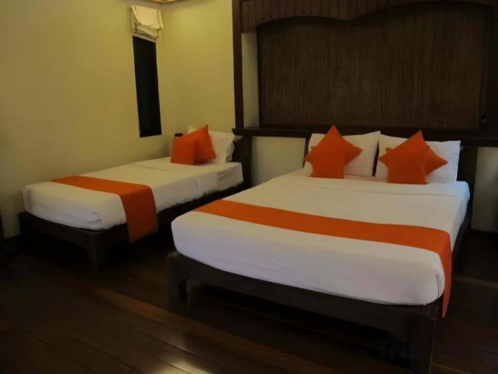 Bed in Pai Hotsprings Spa Resort