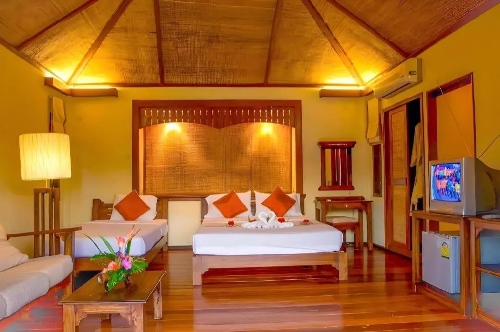 Bed in Pai Hotsprings Spa Resort