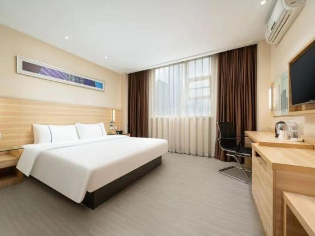 Bed in City Comfort Inn Nanning Normal University Changgang Road Metro Station