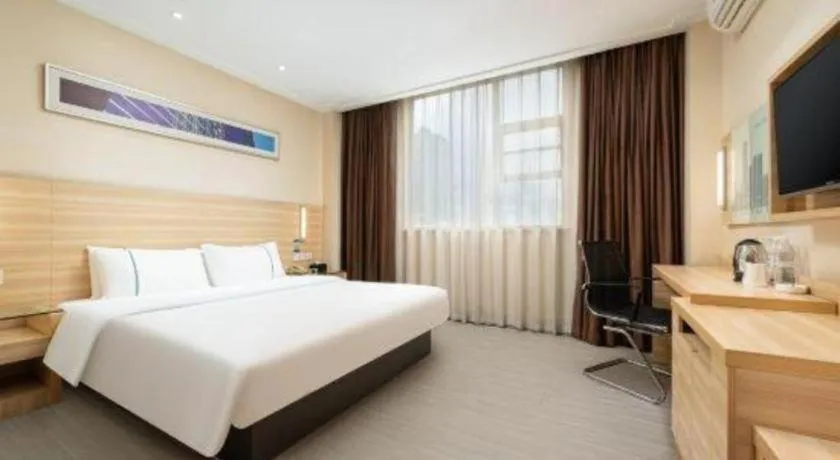 Bed in City Comfort Inn Nanning Normal University Changgang Road Metro Station