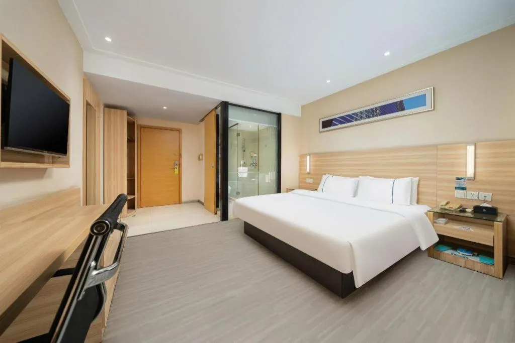 Bed in City Comfort Inn Nanning Normal University Changgang Road Metro Station