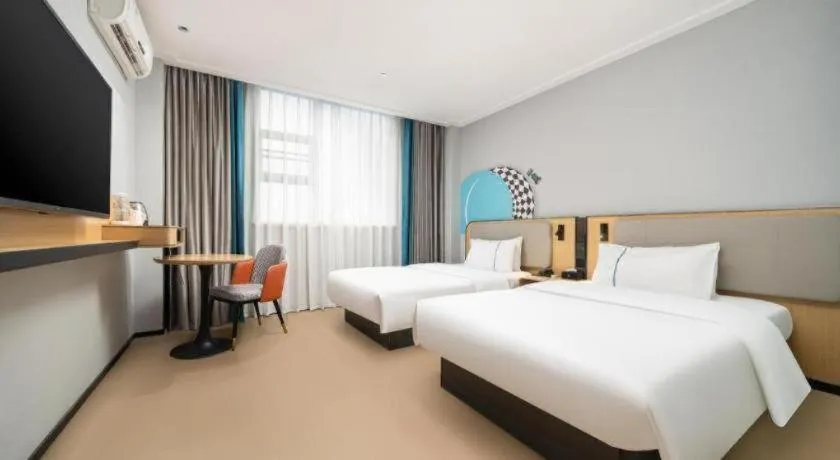 Bed in City Comfort Inn Nanning Normal University Changgang Road Metro Station