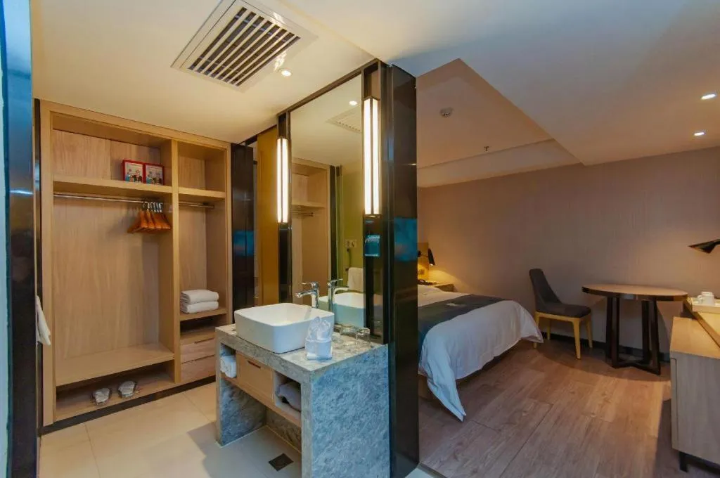 Bed in Echarm Hotel Guiyang International Convention & Exhibition Center