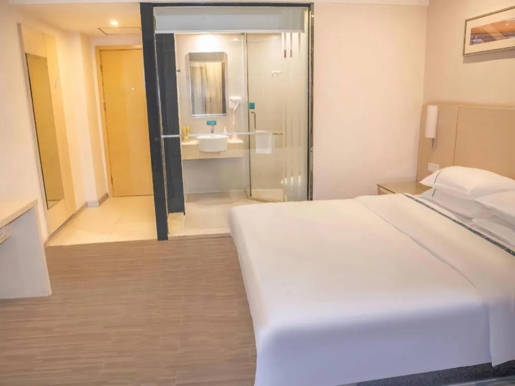Bed in City Comfort Inn Baise Tianlin