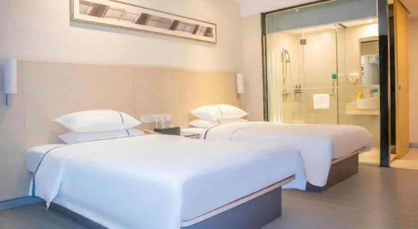 Bed in City Comfort Inn Baise Tianlin