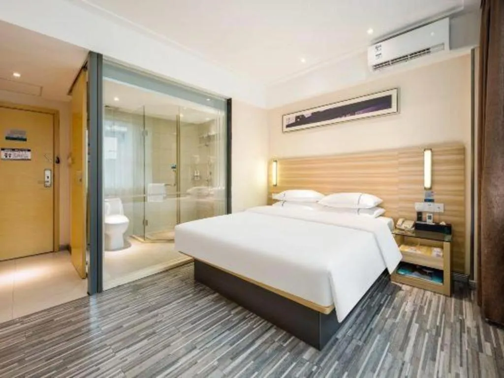 Bed in City Comfort Inn Baise Tianlin