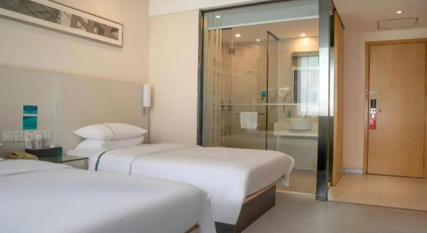 Bed in City Comfort Inn Baise Tianlin