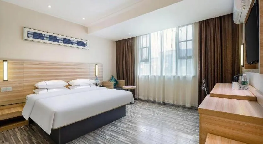 Bed in City Comfort Inn Baise Tianlin