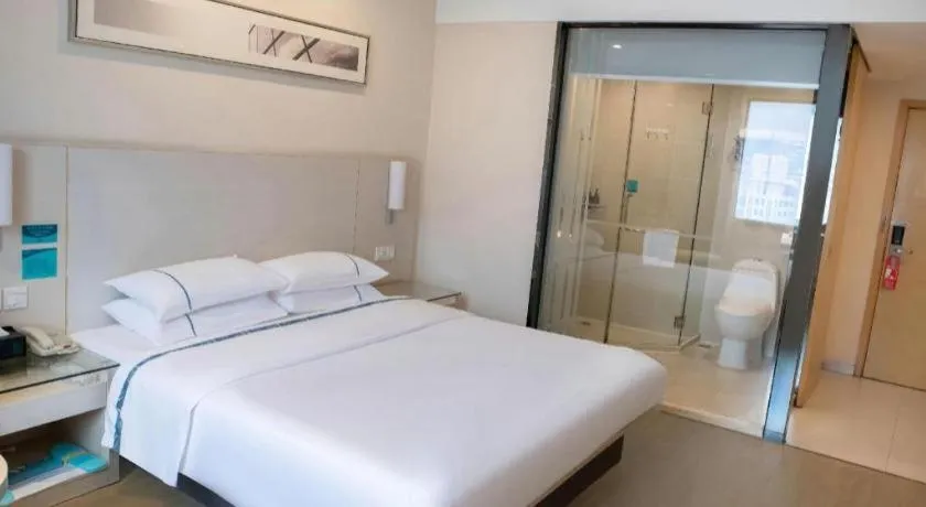 Bed in City Comfort Inn Baise Tianlin