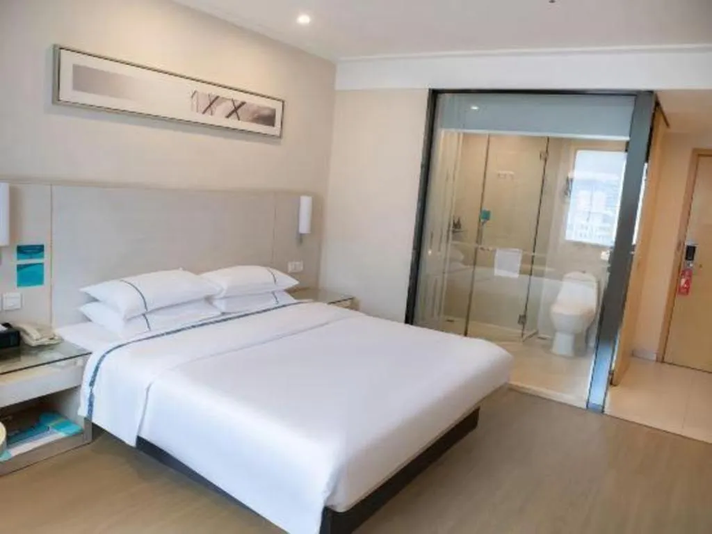 Bed in City Comfort Inn Baise Tianlin