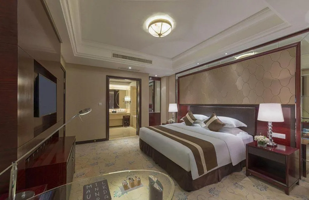 Bed in Maison New Century Hotel Cixi