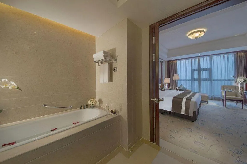 Bed in Maison New Century Hotel Cixi