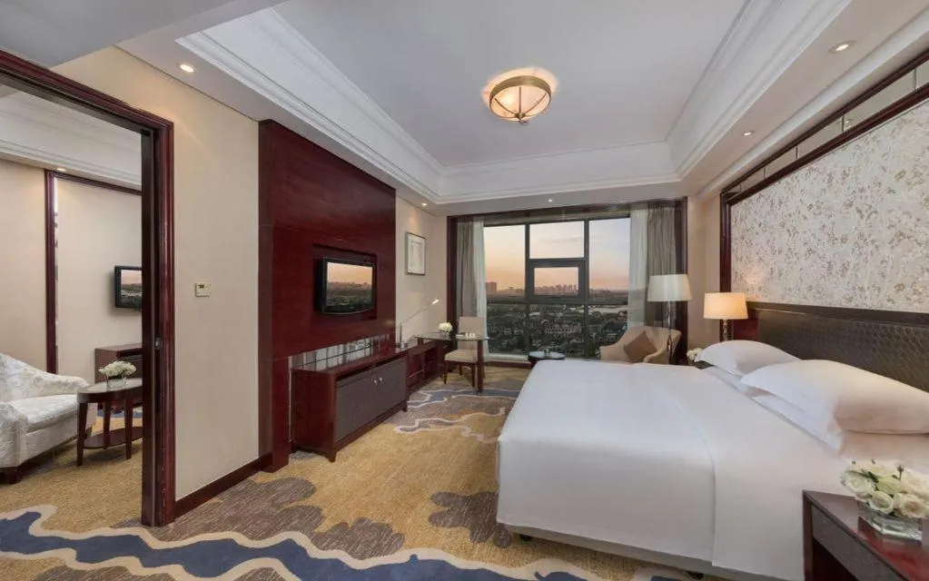 Bed in Maison New Century Hotel Cixi