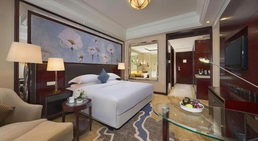 Bed in Maison New Century Hotel Cixi