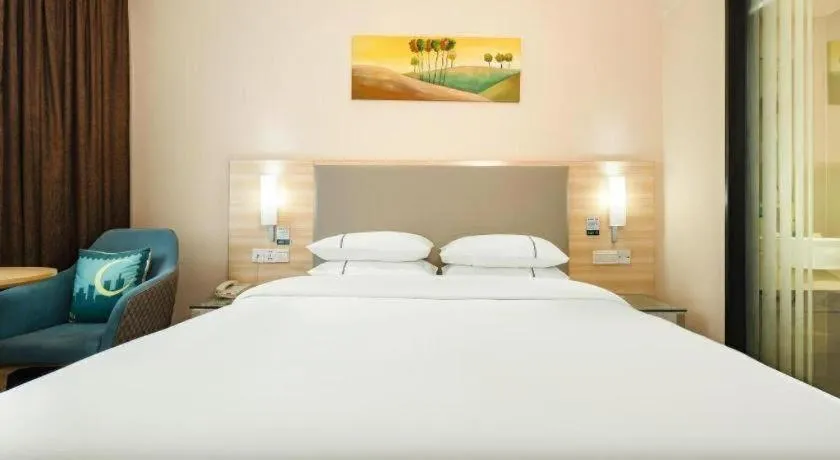 Bed in City Comfort Inn Nanning Zoo Keyuan Avenue