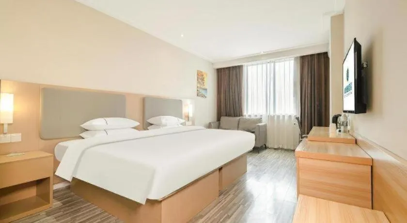 Bed in City Comfort Inn Nanning Zoo Keyuan Avenue