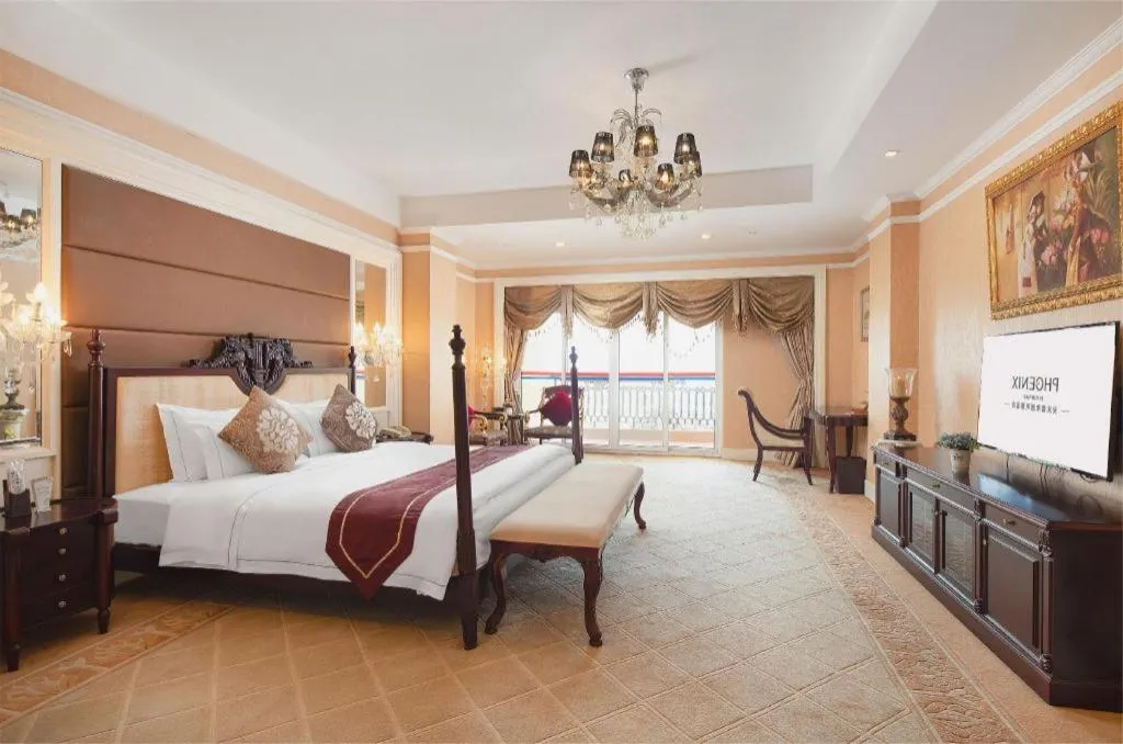 Bed in Country Garden Phoenix Hotel Anqing