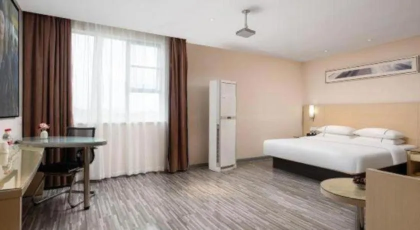 Bed in City Comfort Inn Liuzhou Beique Road Huang Village