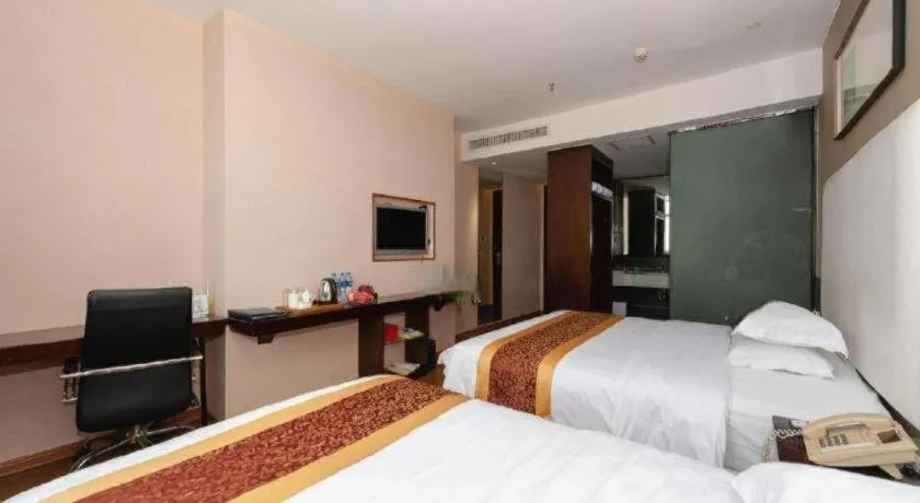 Bed in Xiamen Blue Peninsula Hotel