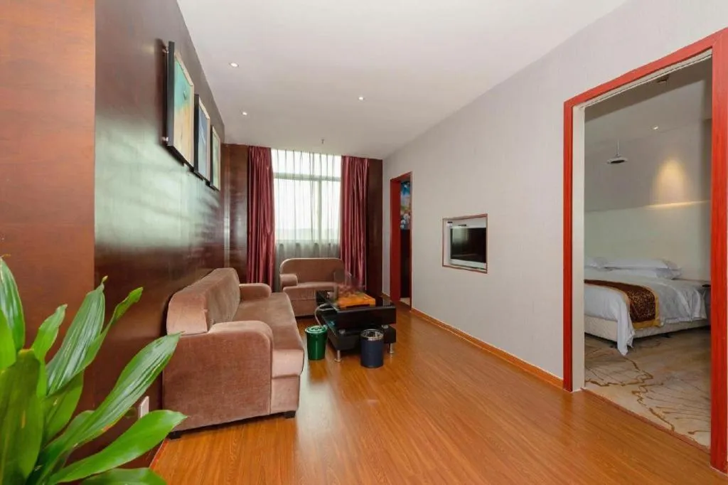 Bed in Xiamen Blue Peninsula Hotel