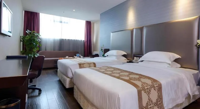 Bed in Xiamen Blue Peninsula Hotel