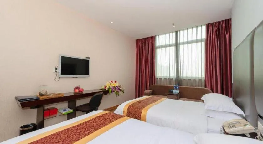 Bed in Xiamen Blue Peninsula Hotel