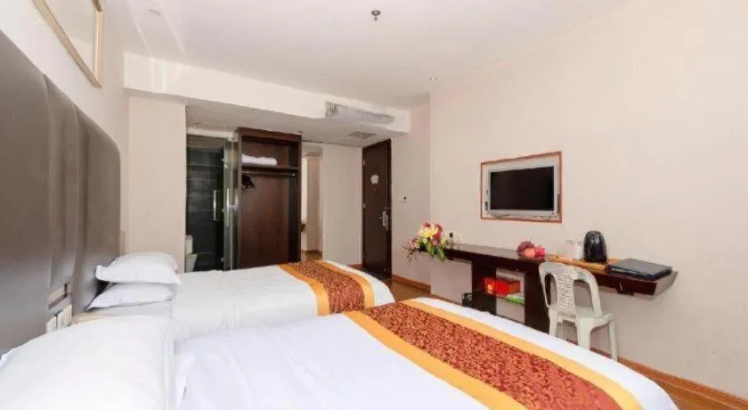 Bed in Xiamen Blue Peninsula Hotel