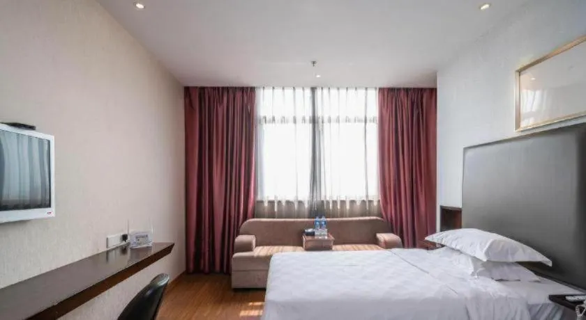 Bed in Xiamen Blue Peninsula Hotel