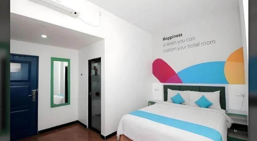 Bed in Oriza Hotel Surabaya