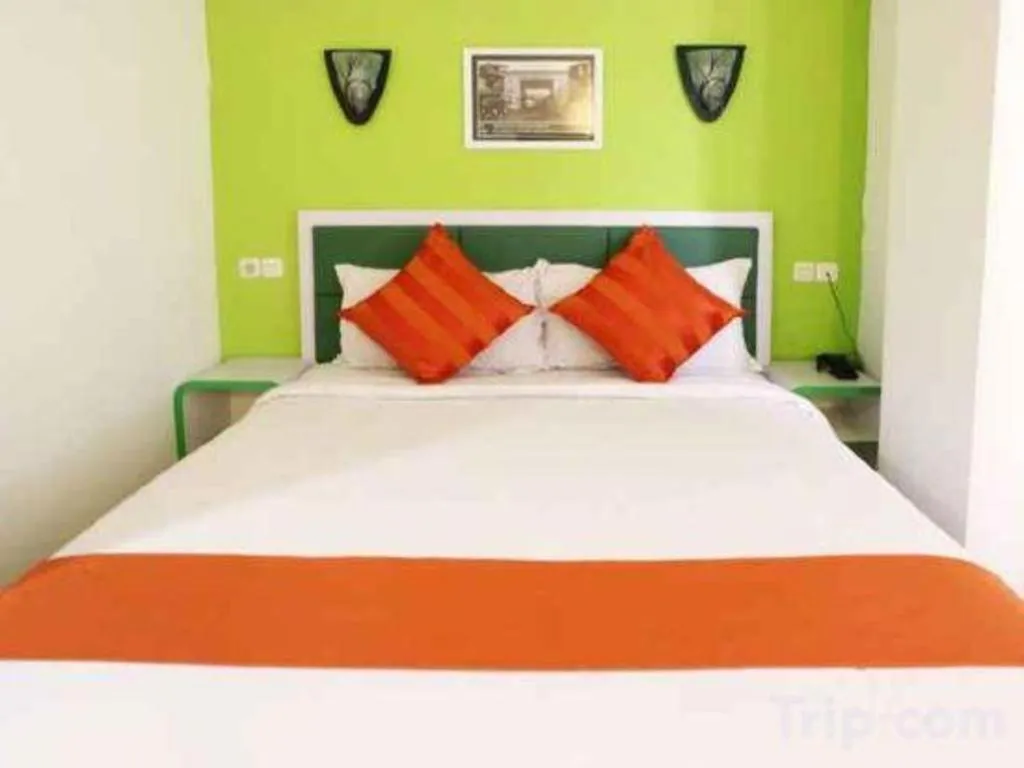 Bed in Oriza Hotel Surabaya