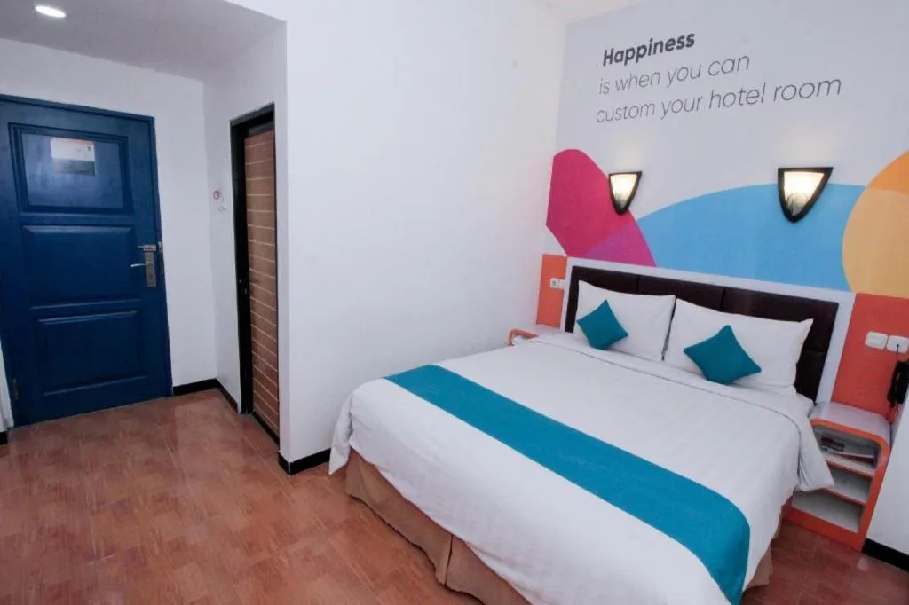 Bed in Oriza Hotel Surabaya