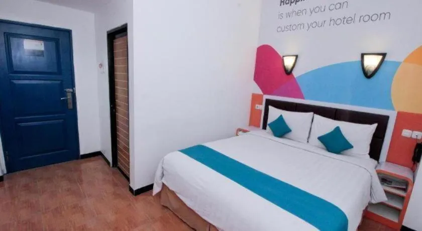 Bed in Oriza Hotel Surabaya