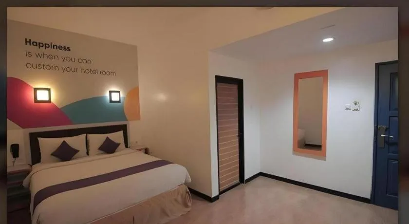 Bed in Oriza Hotel Surabaya