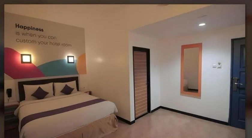 Bed in Oriza Hotel Surabaya