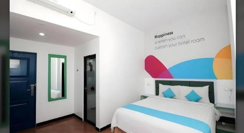 Bed in Oriza Hotel Surabaya