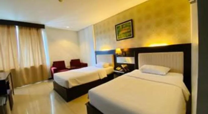 Bed in Zahra Syariah Hotel Kendari